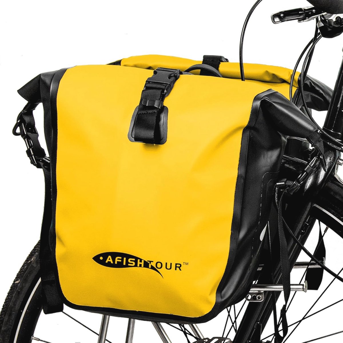 Waterdichte fietstas 15L - Fietstas voor levensmiddelen en laptop