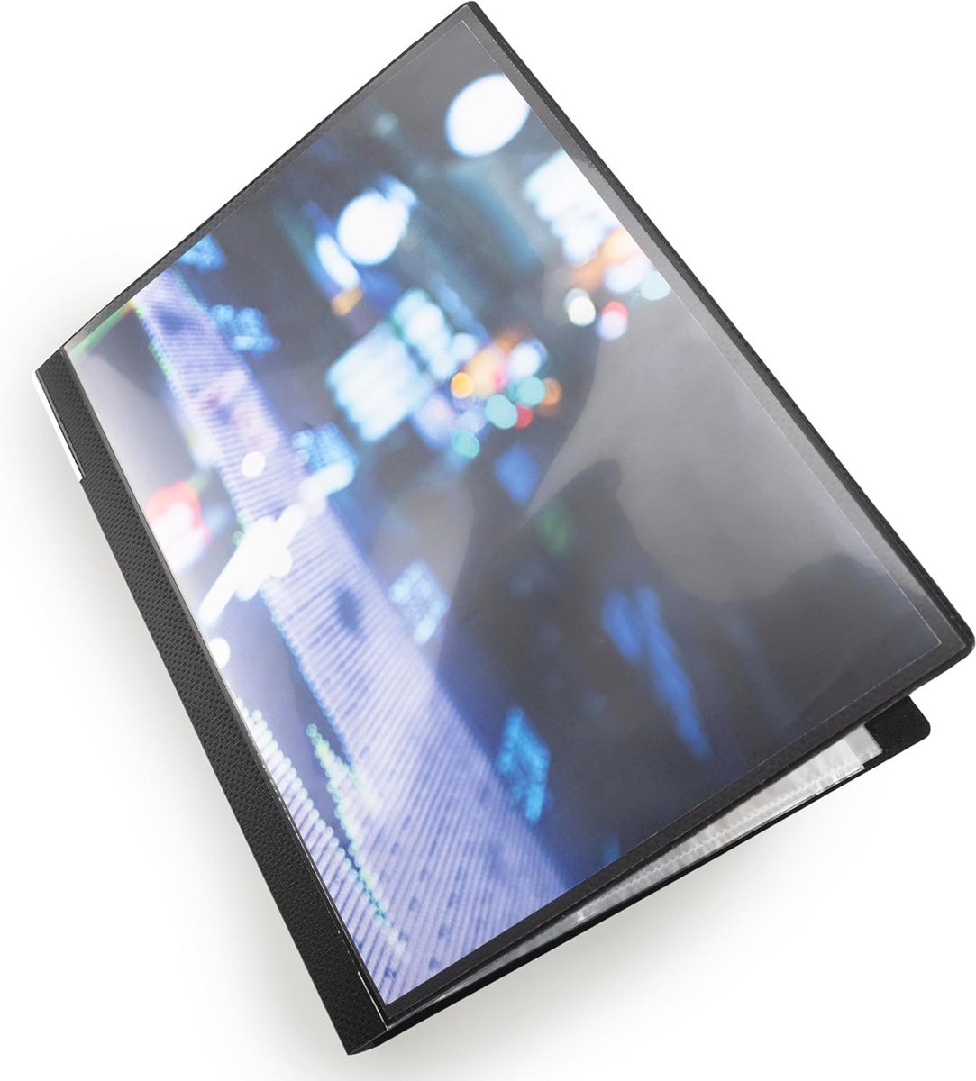Showalbum A4 met 20 Inserts - Zwart