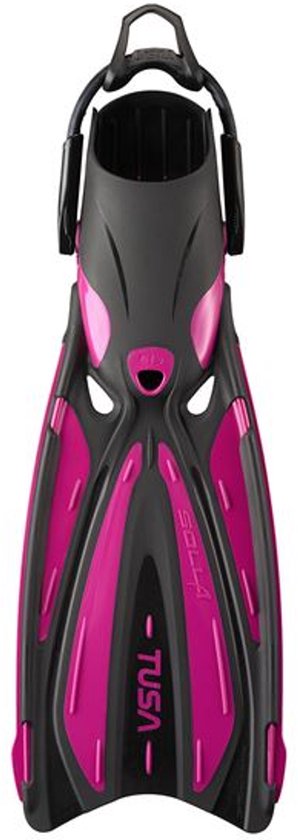 TUSA SOLLA Duikvinnen voor Volwassenen - Zwemvinnen met ForcElast technologie voor krachtige voortstuwing - Zwart/Roze - Maat S (38–40) / (24–26 cm) - SF0114 S RP