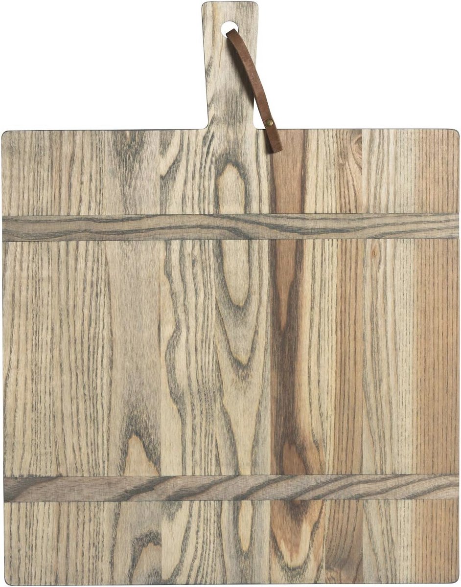 Vierkante Snij- en Serveerplank van Hout