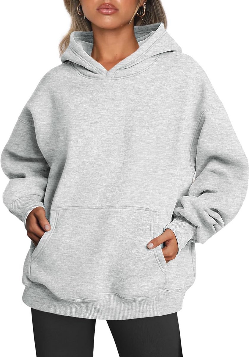 Extra grote dameshoodies fleece sweatshirts herfstmode 2025