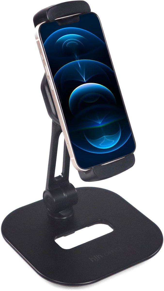 Gsm-houder / Tablet houder FLEXMOBI IV Metaal zwart hjh OFFICE