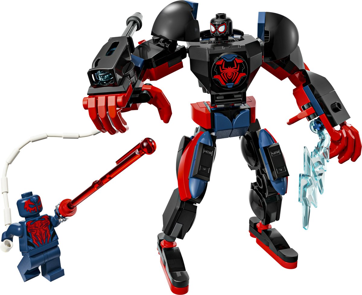 LEGO Marvel Miles Morales Mecha vs. Spider-Man 2099 - Bouwpakket met Speelgoed voor Kinderen - 76337 – foto 8