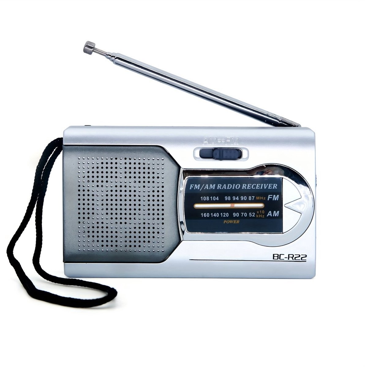 Livé® AM/FM Radio – Draagbare Handradio met Koptelefoonaansluiting