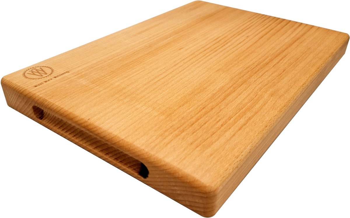 Snijplank / serveerplank / tapasplank met handvaten 35x25x3cm (zonder lijm)