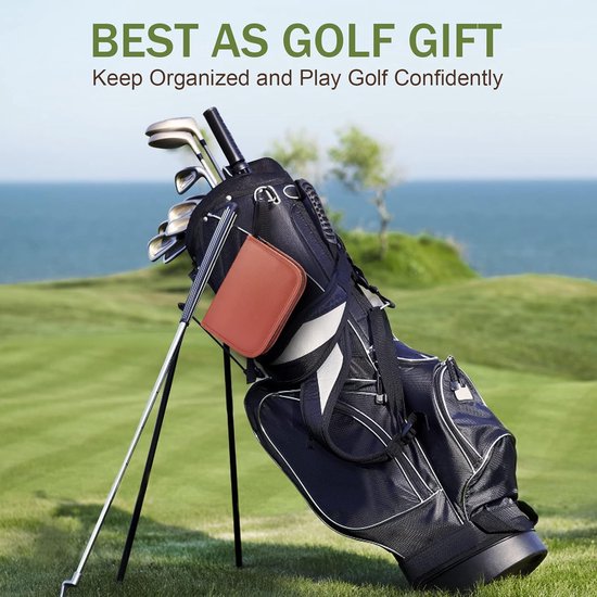 Golfaccessoires Cadeauset - Golfaccessoires voor Mannen en Vrouwen - met High-End Case, Golfballen, Afstandsmeter, Golf Tees, Borstel, Multifunctionele Divotmes, Teller, Golfbal Klem van Merkloos — afbeelding 3