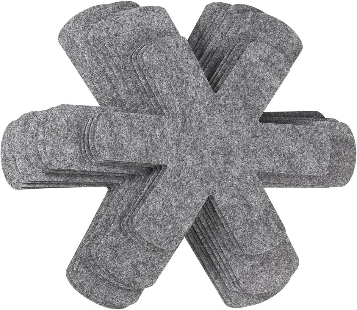 Pannenbeschermers set van 12 - Antislip en Warmte-isolatie (38/35/26 cm)