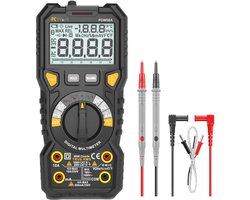 Professionele digitale multimeter 1000 V - TRUE RMS, groot lcd-display, auto-range, verlichte aansluitingen