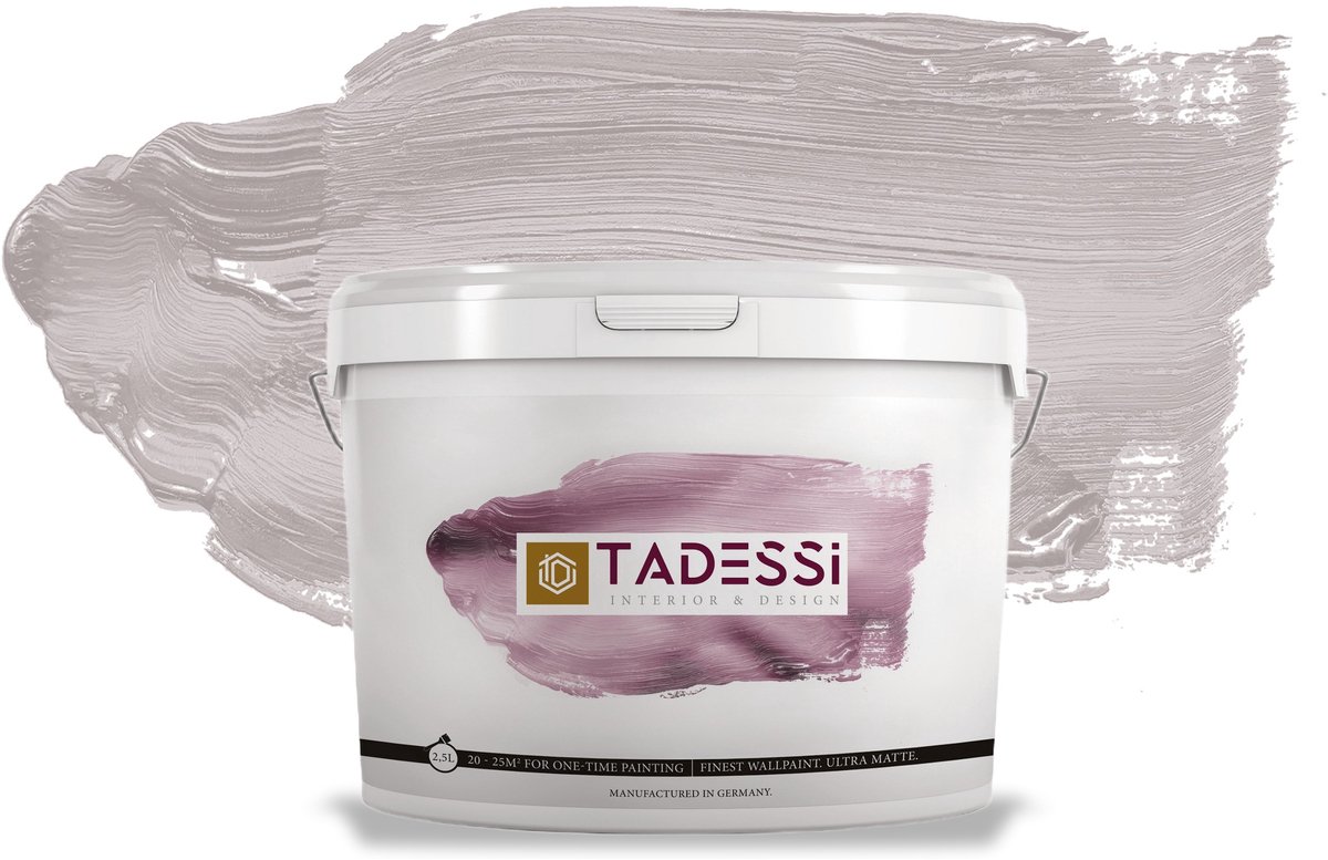 Tadessi Color Vista Muurverf - Dispersie - Duifgrijs Mat - 5 L