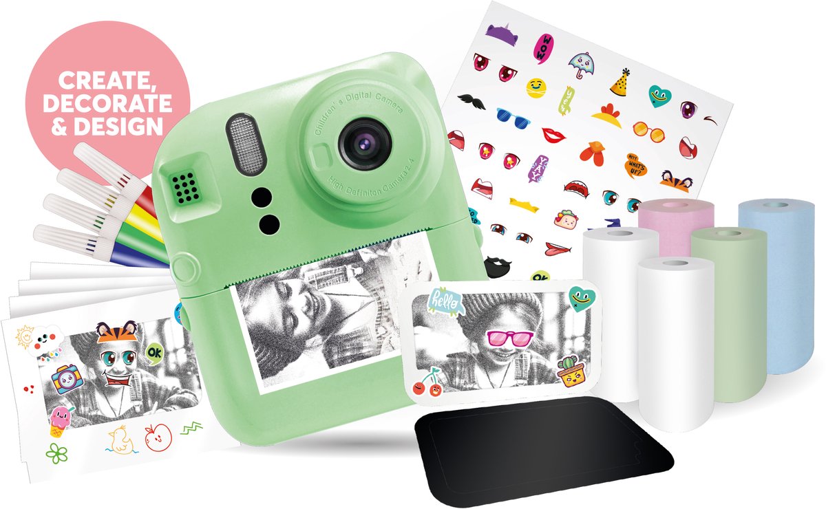 LETSHAHA Instant Instant camera, 1080p, 20MP instant camera