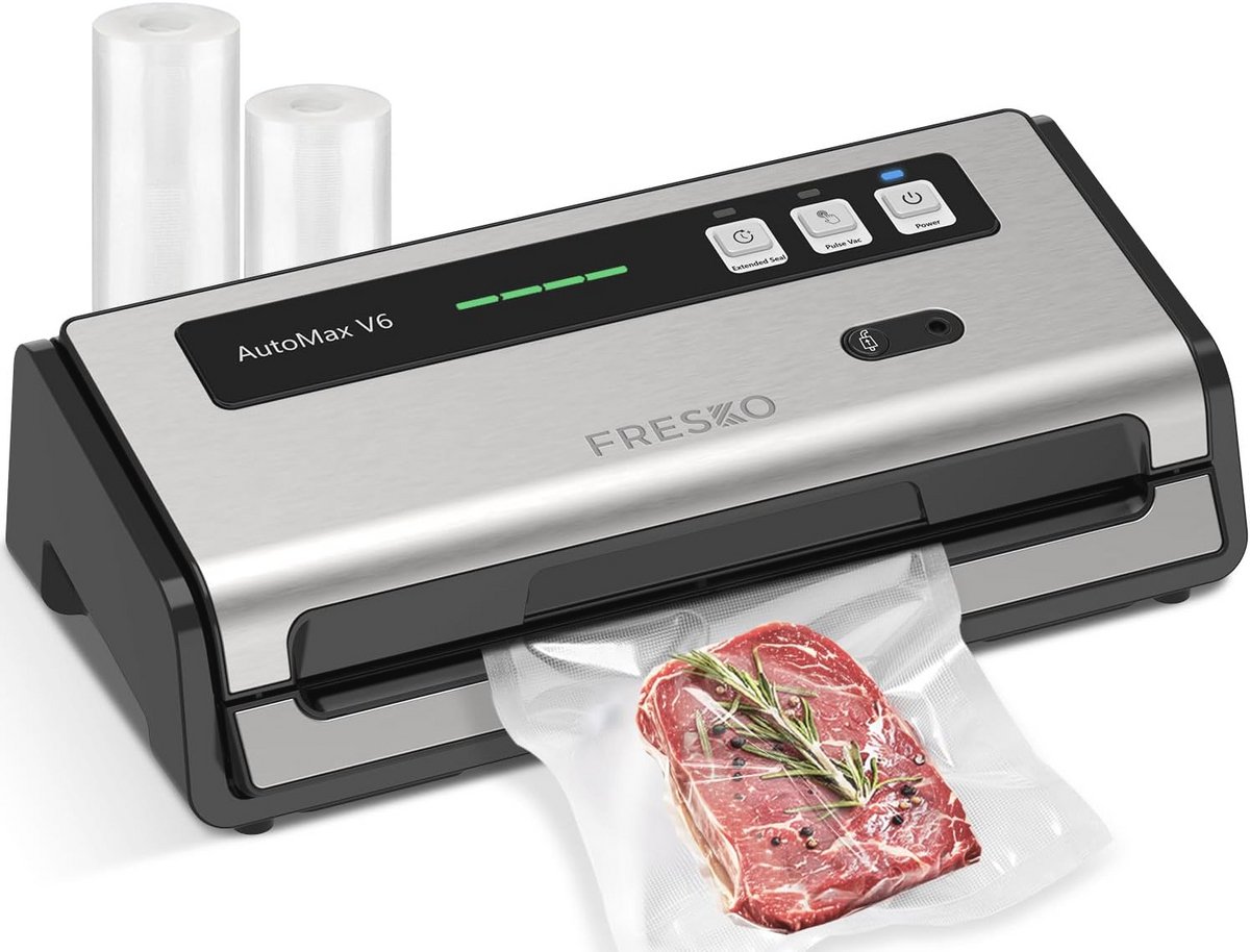 Vacuüm Sealer V6 - Efficiënt en Stil Met Verbeterd Zuigvermogen