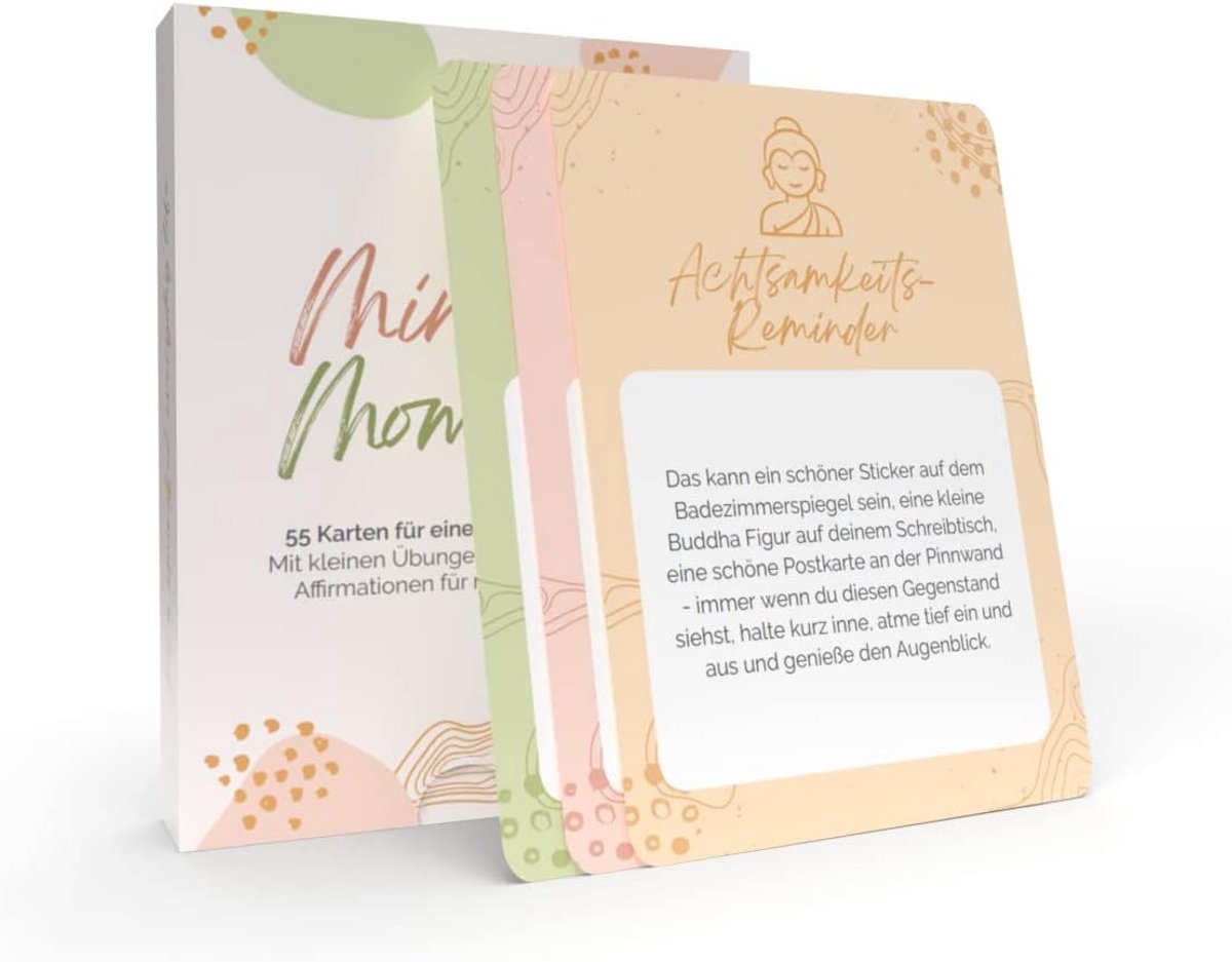 55 Mindfulness Kaarten met Meditatie en Affirmaties voor Zelfzorg en Stressvermindering