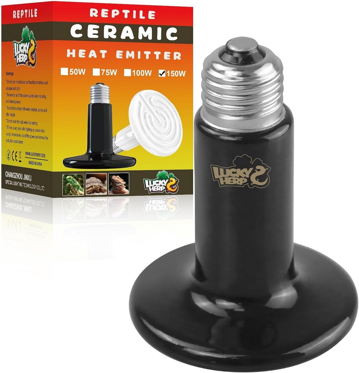Terrarium Warmtelamp 150W voor Reptielen en Dieren