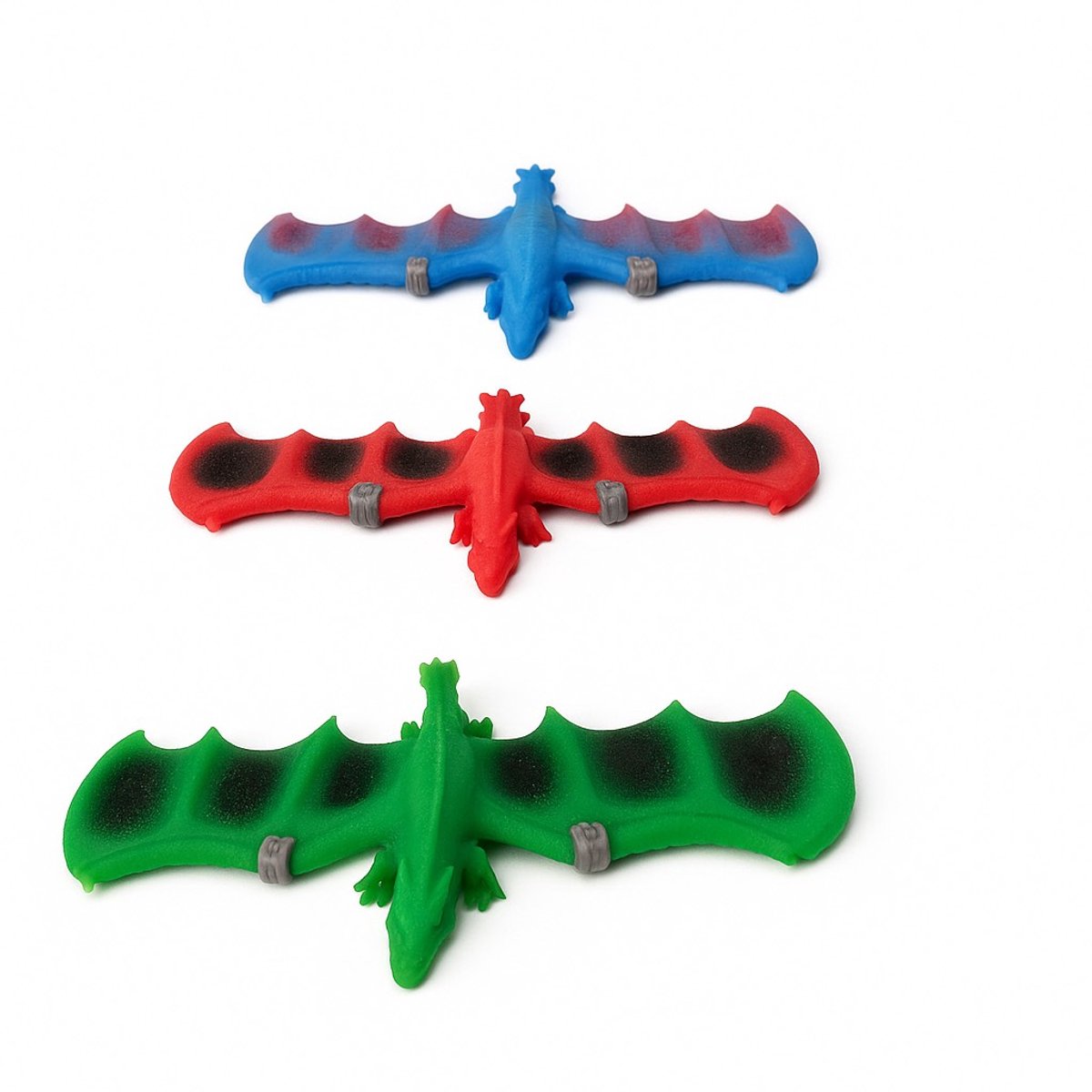 Armband - tpr - pterodactyl - klaparmband - rood