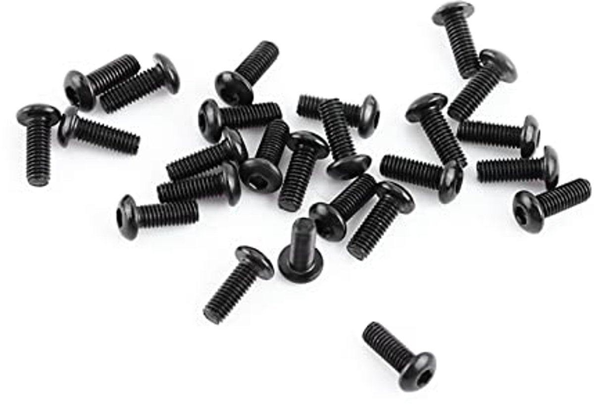 Set van 250 stuks zeskantbouten, M3-moeren en gelegeerd staal, bevestigingsmateriaalset voor industrieel gebruik in huis, op kantoor en in machines (6kavnribzt-02)