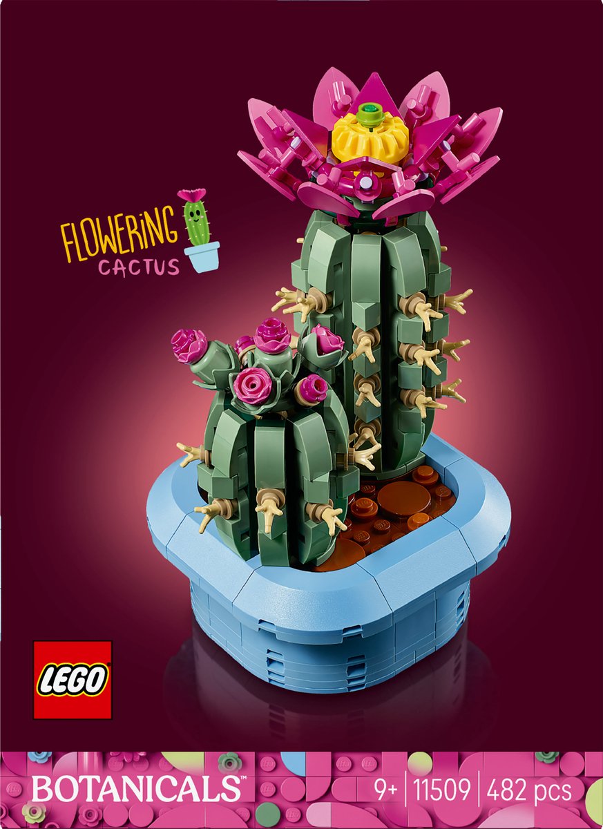 LEGO Botanicals Bloeiende Cactus - Planten Decoratie Set - 11509 — afbeelding 12