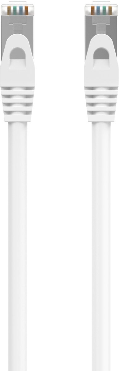 SINOX MEDIA PRO - S-FTP aansluitkabel CAT7 - 10 mtr. wit