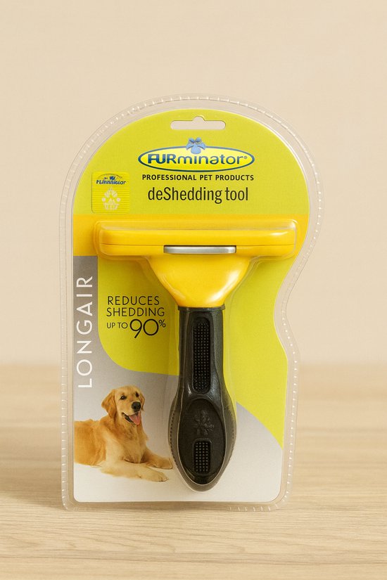 Furminator® Hondenborstel - Maat L - Hond langhaar - Vermindert Haaruitval