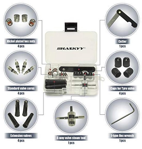 Professionele 60-delige Bandenreparatieset voor Auto, Vrachtwagen, Motorfiets en ATV — afbeelding 2