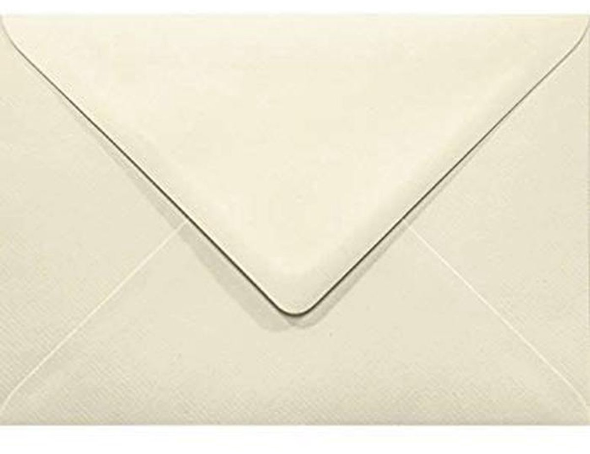 Ecru Enveloppen B6 125x175mm 120g zonder Venster voor Uitnodigingen en Wenskaarten