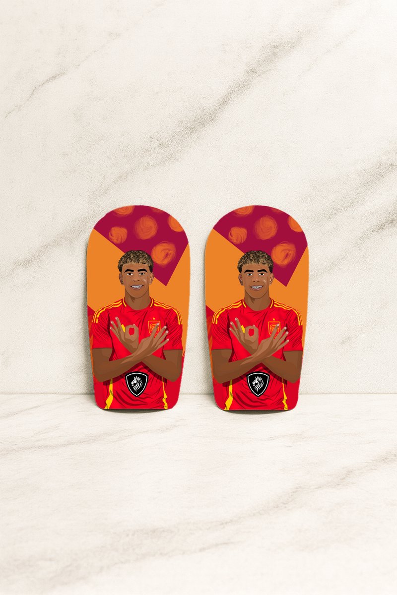 Yamal scheenbeschermers - voetbal - customized - personaliseerd - Maat L