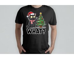 Nap King Kitty - T Shirt - MerryChristmas - ChristmasVibes - Funny - Sarcasm - VrolijkKerstfeest - Kerstmis - Grappig - Sarcasme