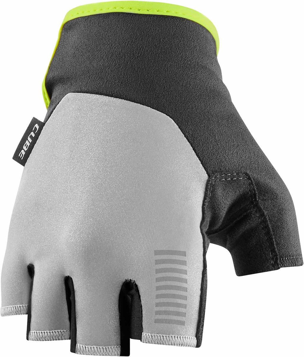 CUBE GLOVES SHORT FINGER X NF GREY/YELLOW