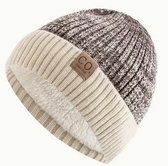 muts handgemaakt kleur beige – Zachte Warme Wintermuts – Uniseks – One Size – Uniek & Comfortabel