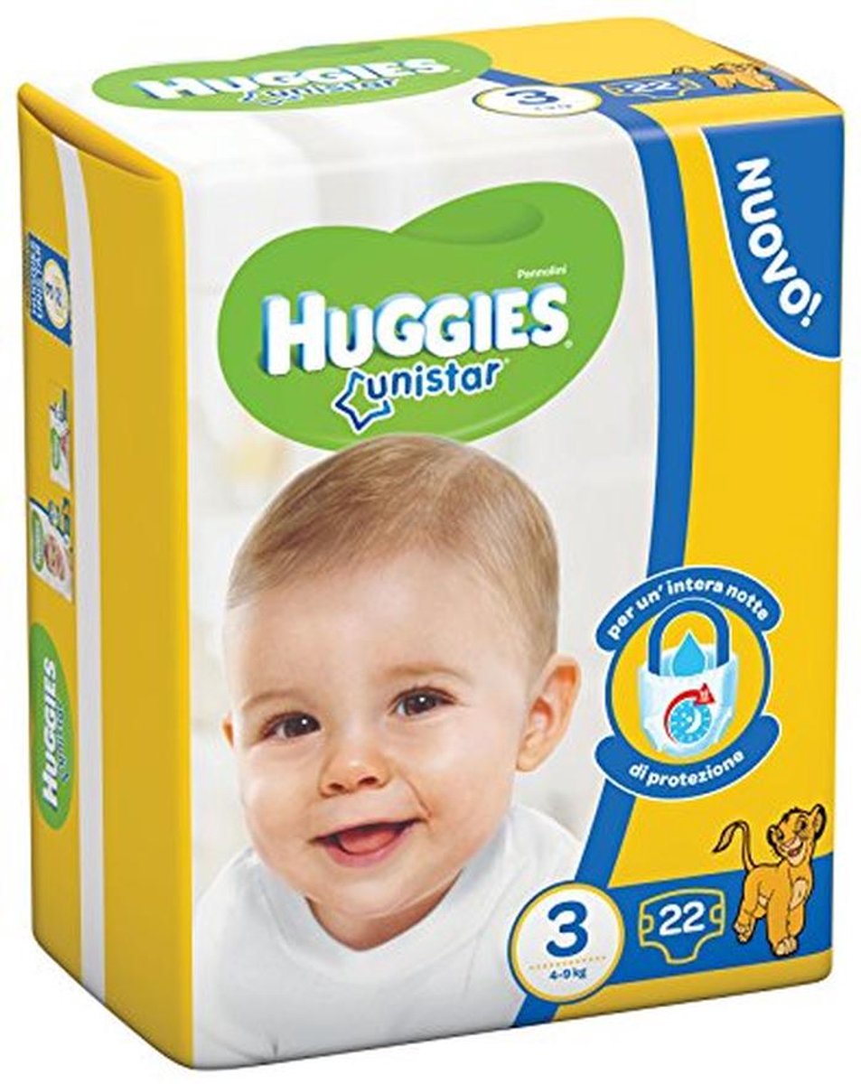 Luiers maat 3 (4-9 kg) - 22 stuks