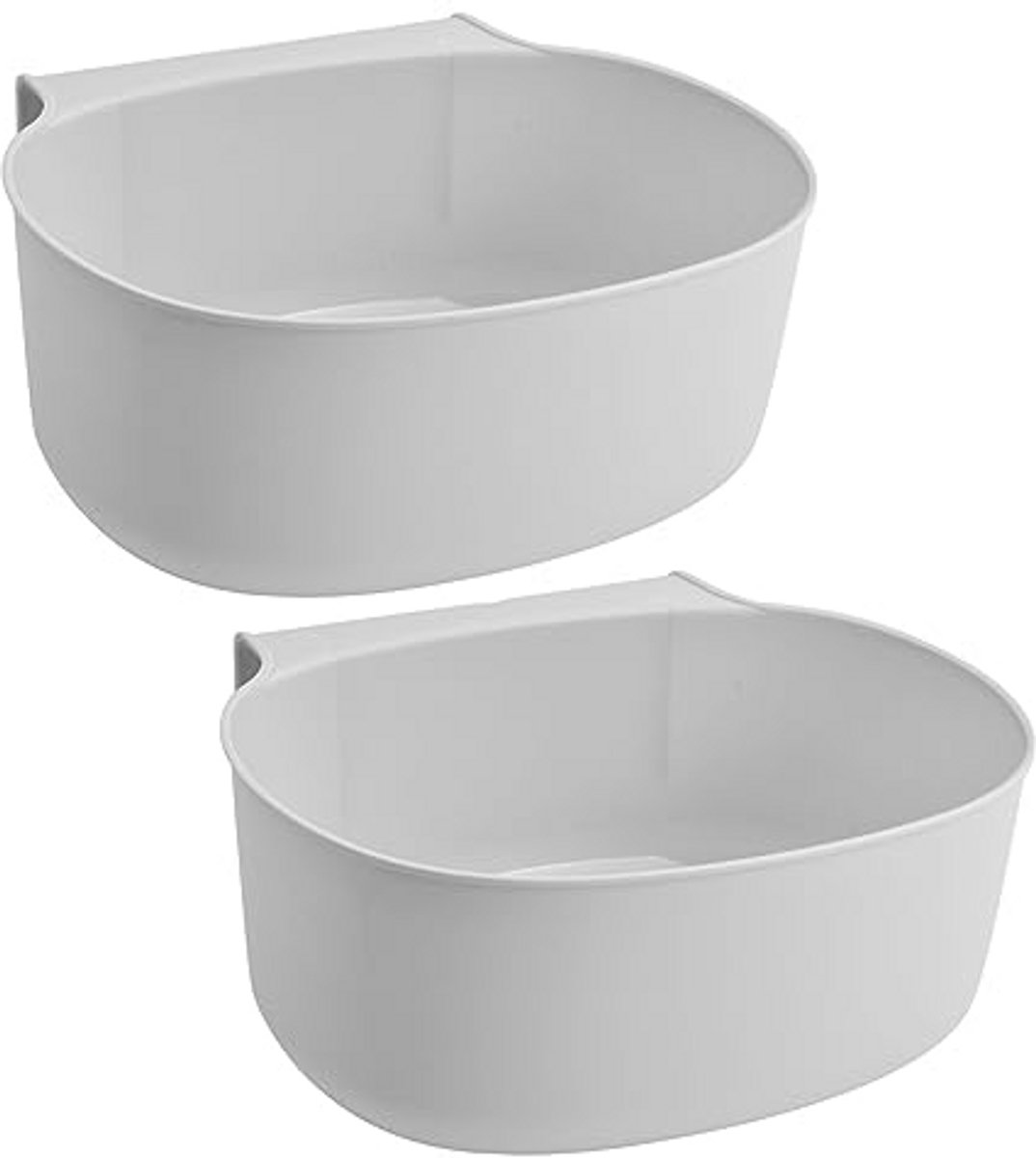 Ruimtebesparende Ophangbare Afvalemmer voor Keuken en Badkamer - 2 Stuks