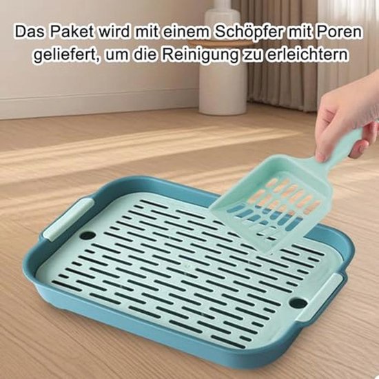 Naisfei Konijnentoilet, kattentoilet, reisbaar, opvouwbaar, waterdicht en gemakkelijk te wrijven