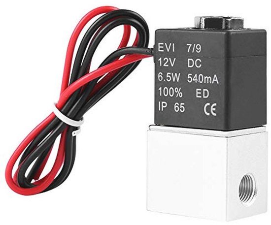 2 Manier Normaal Gesloten Pneumatische Solenoïdeklep met Quick