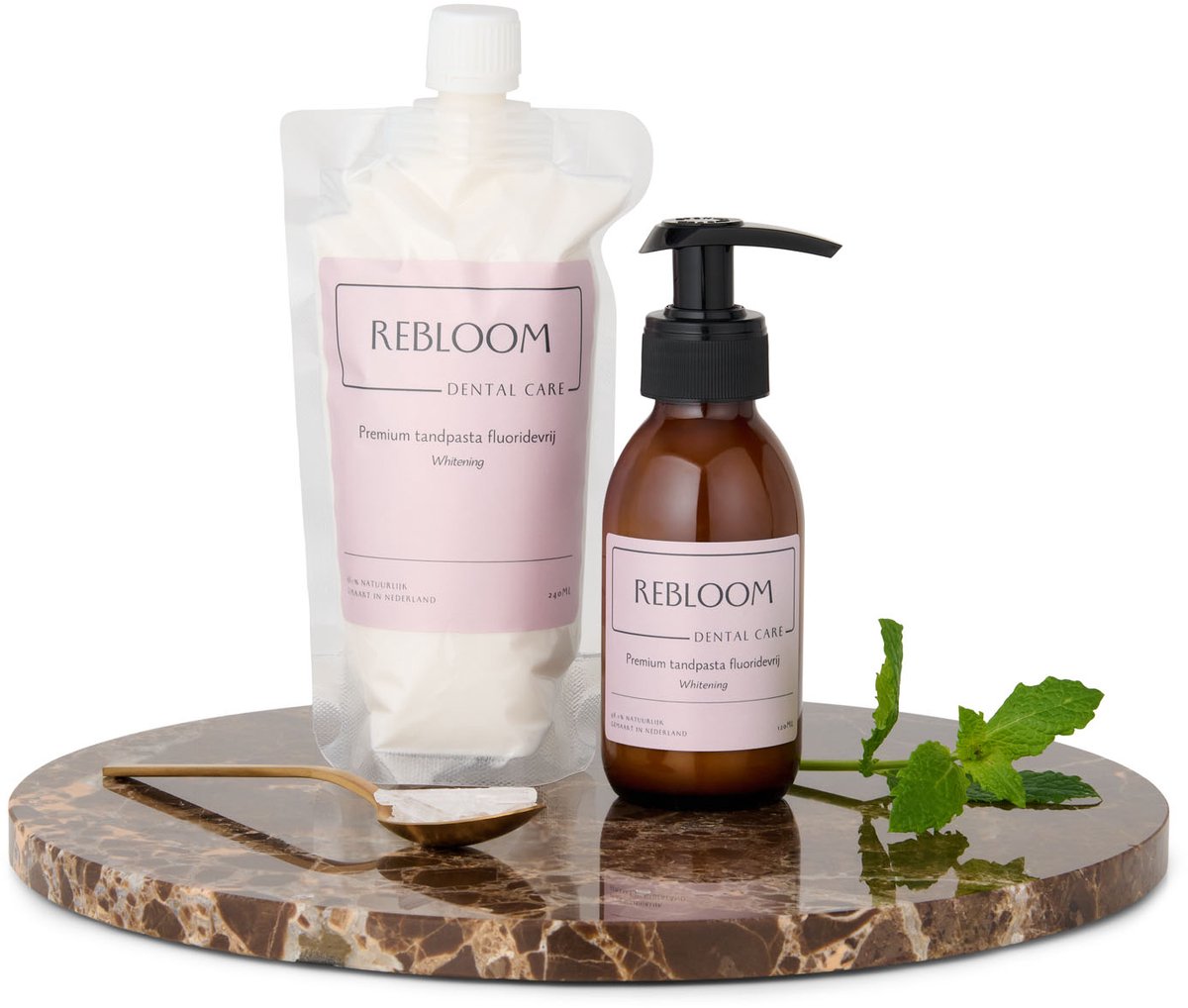 ReBloom Care tandpasta Startpakket Fluoridevrij - hydroxroyapatiet