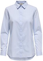 Blouse Femme JDY JDYMIO L/ S SHIRT WVN NOOS - Blue Cachemire Petites Rayures White
