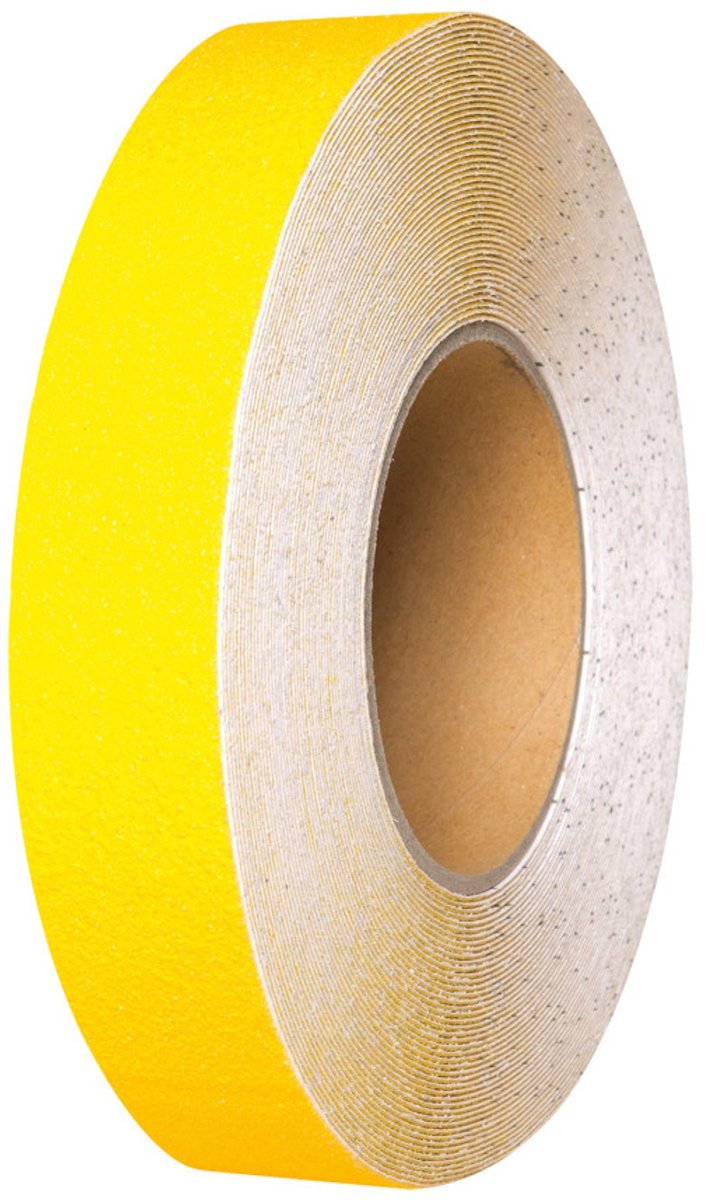 PROline antislipbekleding - op rol - zelfklevend - geel breedte 25 mm