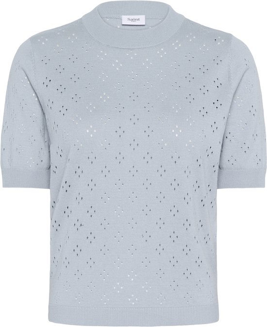 Saint Tropez OlineSZ SS Pullover Dames Trui - Kentucky Blue
