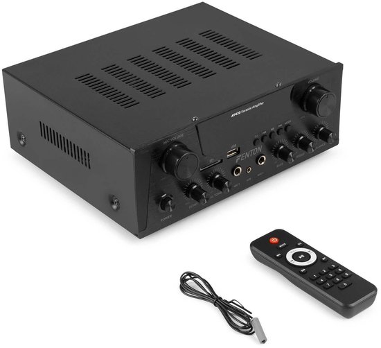 Stereo set - Fenton Bluetooth karaoke stereo set met versterker en speakers - 120W van Fenton — afbeelding 5
