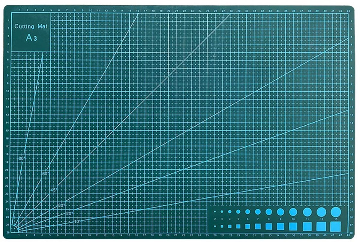 IMPERATORIS® Zelfherstellende Snijmat A2/A3/A4 - Essentieel voor Precies Snijwerk - Ideaal voor Scholen, Thuis en Op Kantoor