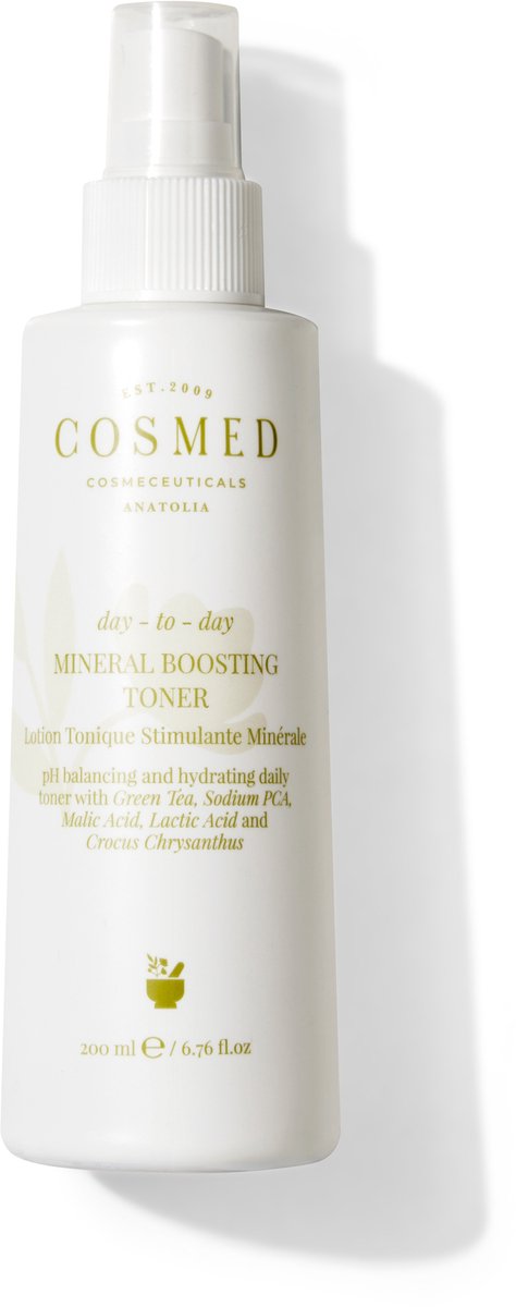 Cosmed Mineral Boosting Toner – Hydraterende Gezichtstoner met Mineralencomplex voor Porieverfijning en pH-balans – Alcoholvrij – Voor Alle Huidtypes