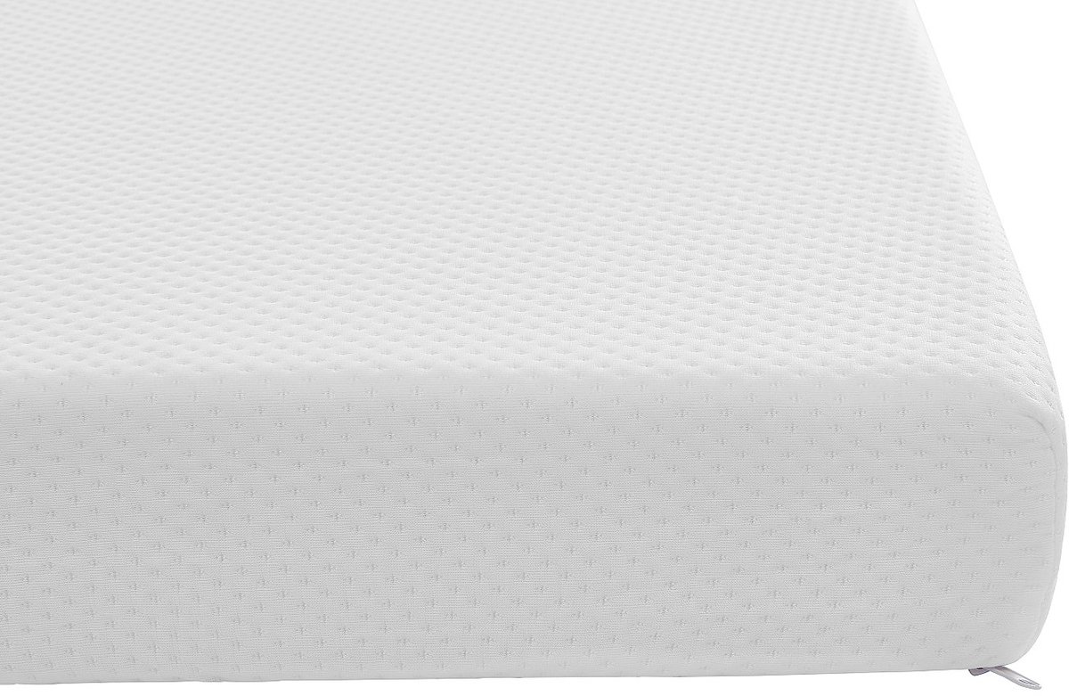 Vente-unique Schuimmatras 90x140|190cm meegroeibed dikte 10cm - AQUILON van YSMÉE L 190 cm x H 10 cm x D 90 cm Wit