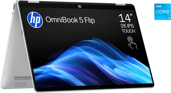 HP OmniBook 5 Flip 14-fp0742nd - 2-in-1 laptop - Intel® Core™ i3-1315U Processor - 8GB/512GB - 14 inch