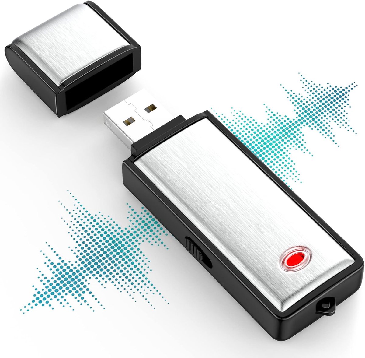 Mini Spy Recorder - Afluisterapparatuur - Hoogwaardige Ruisonderdrukking - 16GB
