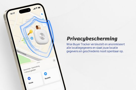 Locatie Tracker - GPS Tracker - GPS Volgsysteem - Bluetooth Tracker - Real-time Tracking - Smart Tag – Key Finder - Koffer Tracker - Bagage Tracker - Werkt met Apple Find My App - Zwart
