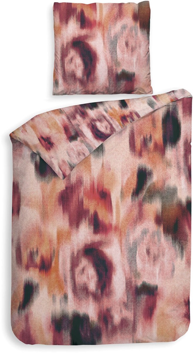Heckettlane Jolijn Dekbedovertrek - Tweepersoons - Katoen - 200x200-220cm - Rood van Heckettlane — afbeelding 3