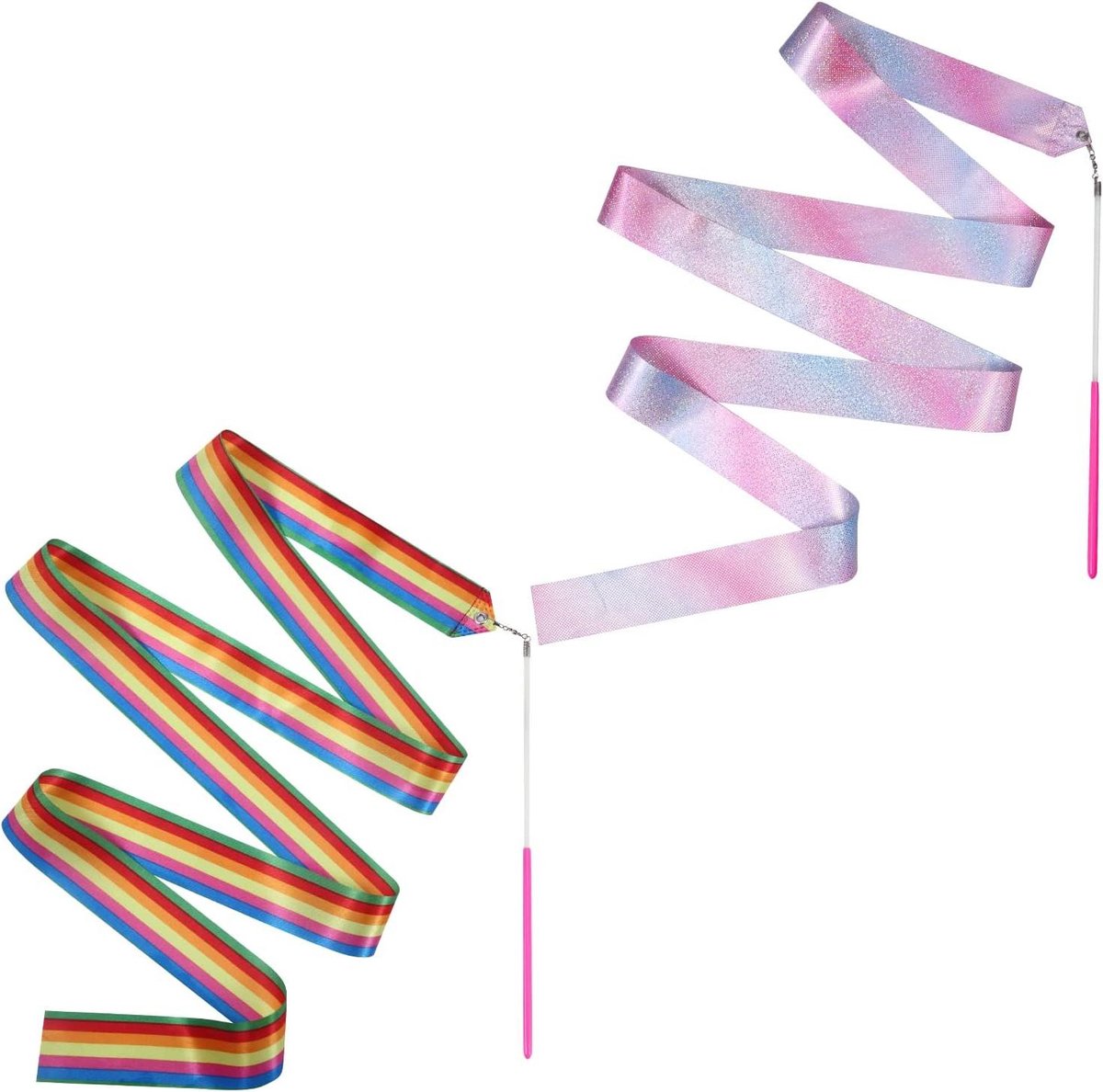 3-pack Danslinten 4 meter lang voor Gymnastiek en Ritmische Dans - Ideaal voor Artistieke Dansshows