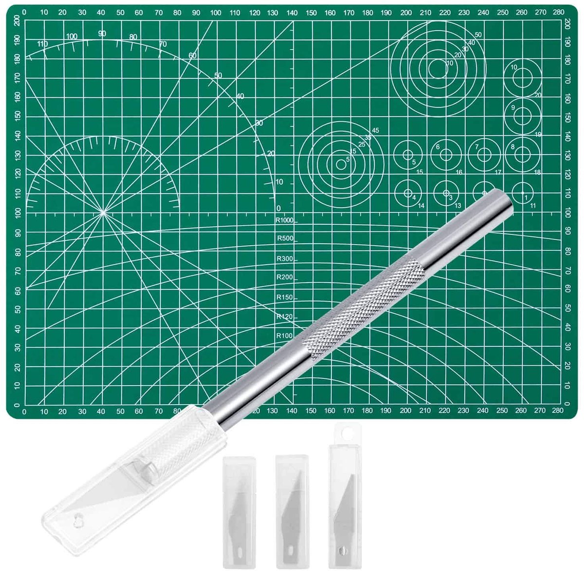 IMPERATORIS® Zelfherstellende Snijmat A2/A3/A4 - Essentieel voor Precies Snijwerk - Ideaal voor Scholen, Thuis en Op Kantoor