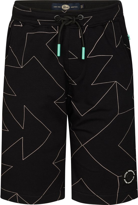 Petrol Industries - Jongens Korte joggingbroek Cedros - Zwart - Maat 176