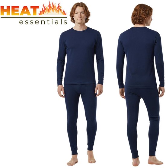 ATRACTIVOLL Men's Thermal Sets Sports Tu Men, Black