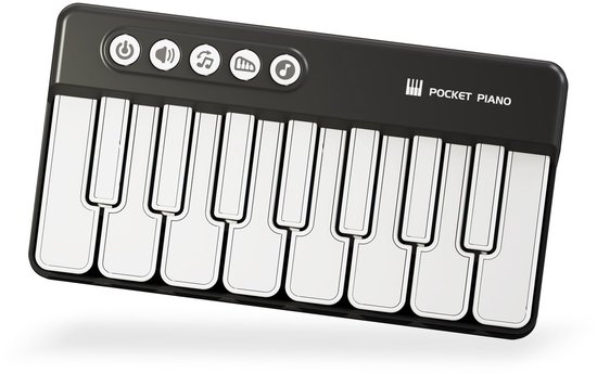 Mini keyboard piano - Piano kind - Speelgoed Voor Kinderen - Educatief Speelgoed -Draagbare zakpiano - zwart
