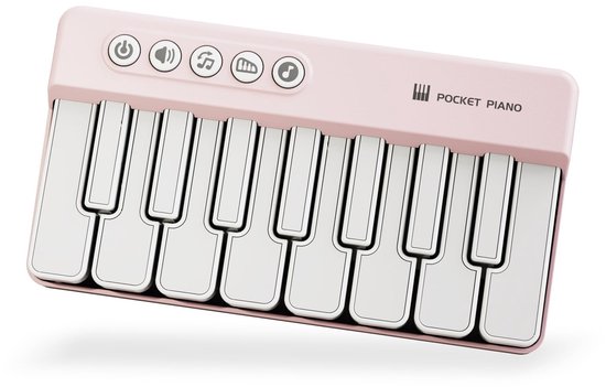 Mini keyboard piano - Piano kind - Speelgoed Voor Kinderen - Educatief Speelgoed -Draagbare zakpiano - roze